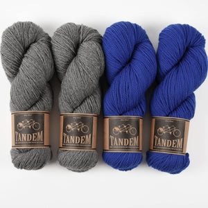 WESTKNITS KIT - HEATHERED ROYAL