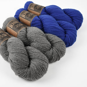 WESTKNITS KIT - HEATHERED ROYAL