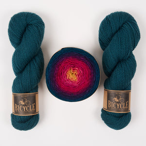 WESTKNITS KIT - TURQUOISE CAMPFIRE