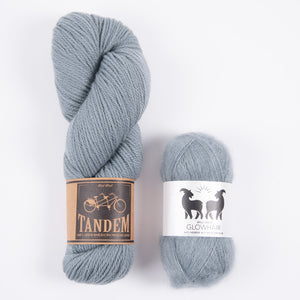 WESTKNITS KIT - BLUE SPRUCE MOHAIR MATCH TRIO DK