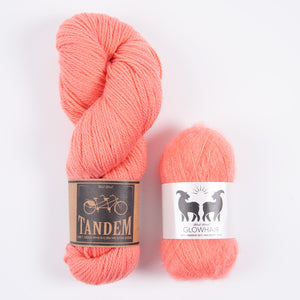 WESTKNITS KIT - FLAMINGO MOHAIR MATCH DK