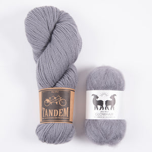 WESTKNITS KIT - GREYKJAVIK MOHAIR MATCH DK