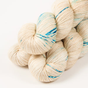 SILK MERINO - BEIGE BLUE