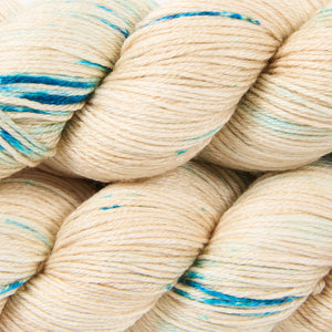 SILK MERINO - BEIGE BLUE