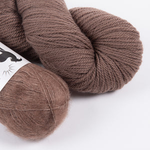 WESTKNITS KIT - MOCHA MOHAIR MATCH DK