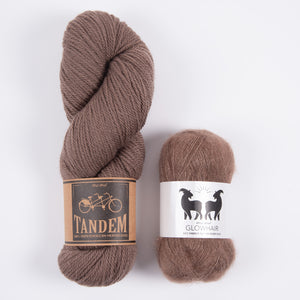 WESTKNITS KIT - MOCHA MOHAIR MATCH DK