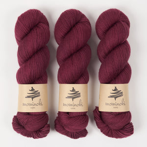 SOCK FINE 4PLY - BLACK CHERRY