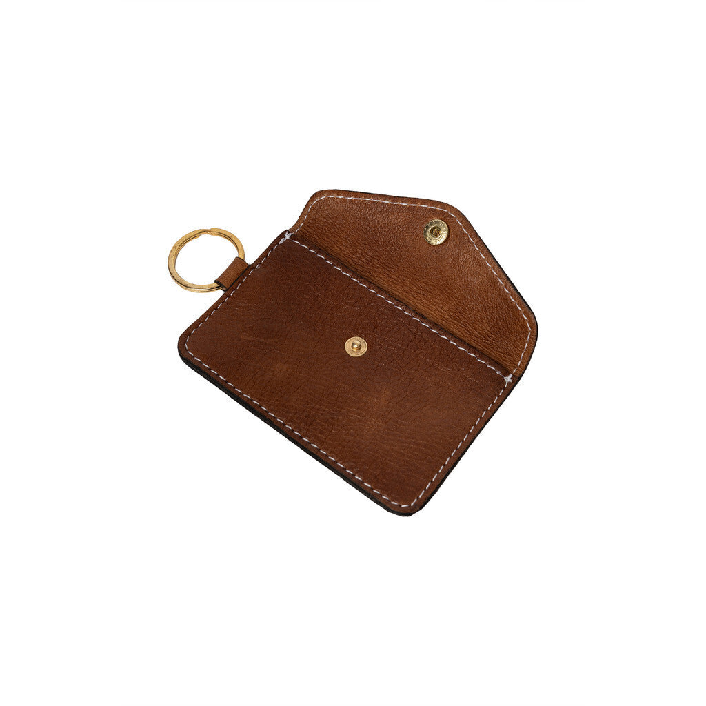 PROJECT 28 - WALNUT - KEYRING SNAP POUCH