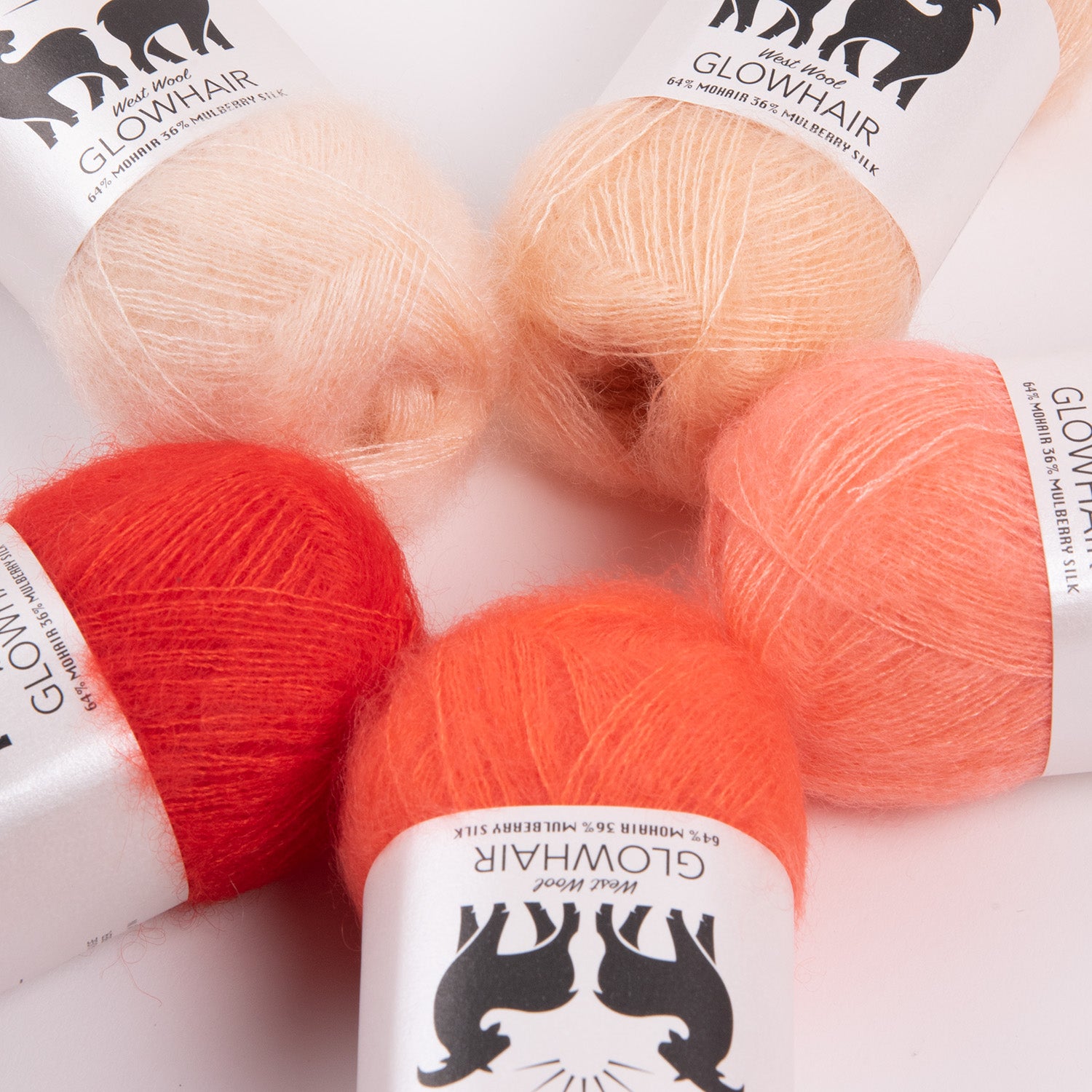 WESTKNITS KIT - PINK FEATHERS