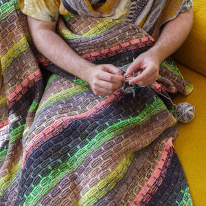 WESTKNITS SAMPLE - RAIN OR SHINE BLANKET