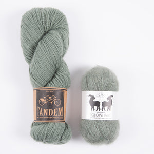 WESTKNITS KIT - SAGE MOHAIR MATCH TRIO DK