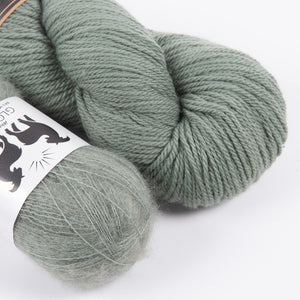 WESTKNITS KIT - SAGE MOHAIR MATCH TRIO DK