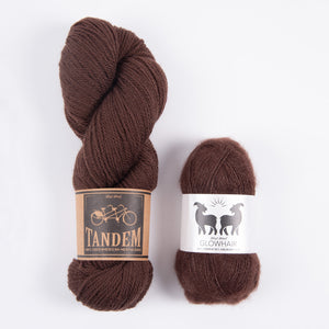 WESTKNITS KIT - TRUFFLE MOHAIR MATCH TRIO DK