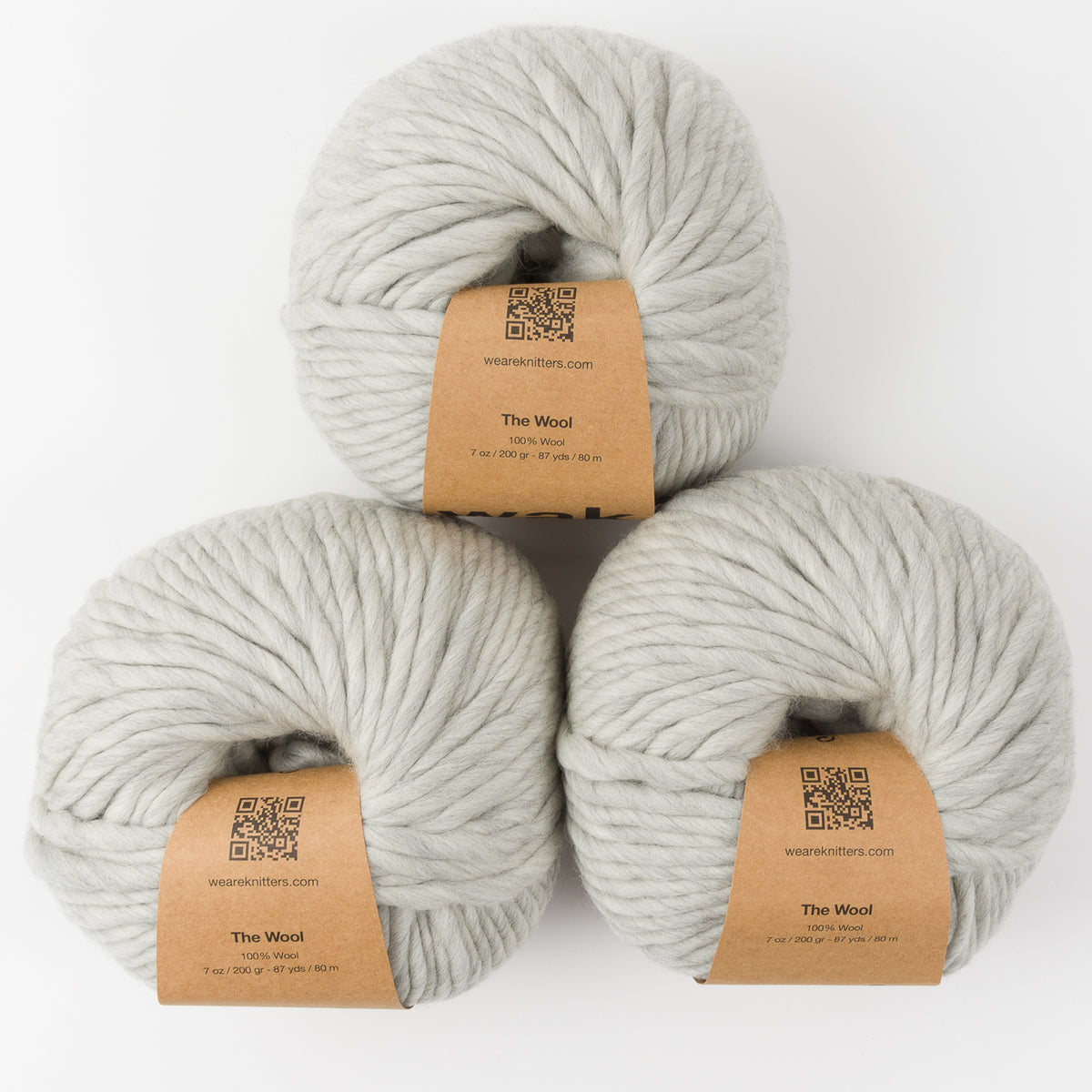 THE WOOL - 100% WOOL SAGE GREEN - Stephen & Penelope