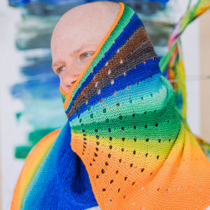 WESTKNITS KIT - STEPHEN'S RAINBOW DREAM  DUO