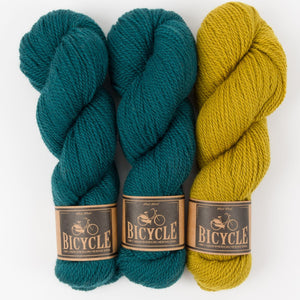 WESTKNITS KIT - TURQUOISE MUSTARD