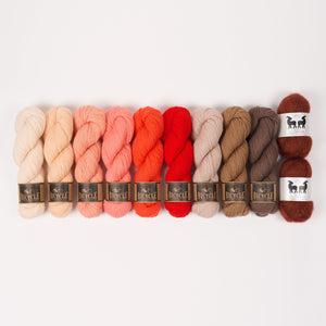 WESTKNITS KIT - PEACHY BISCUITS