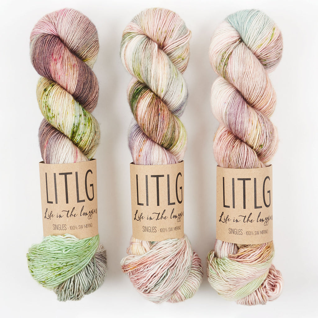 Lichen Shawl - Issue 4 - Life in the Long Grass, Handdyed Yarn